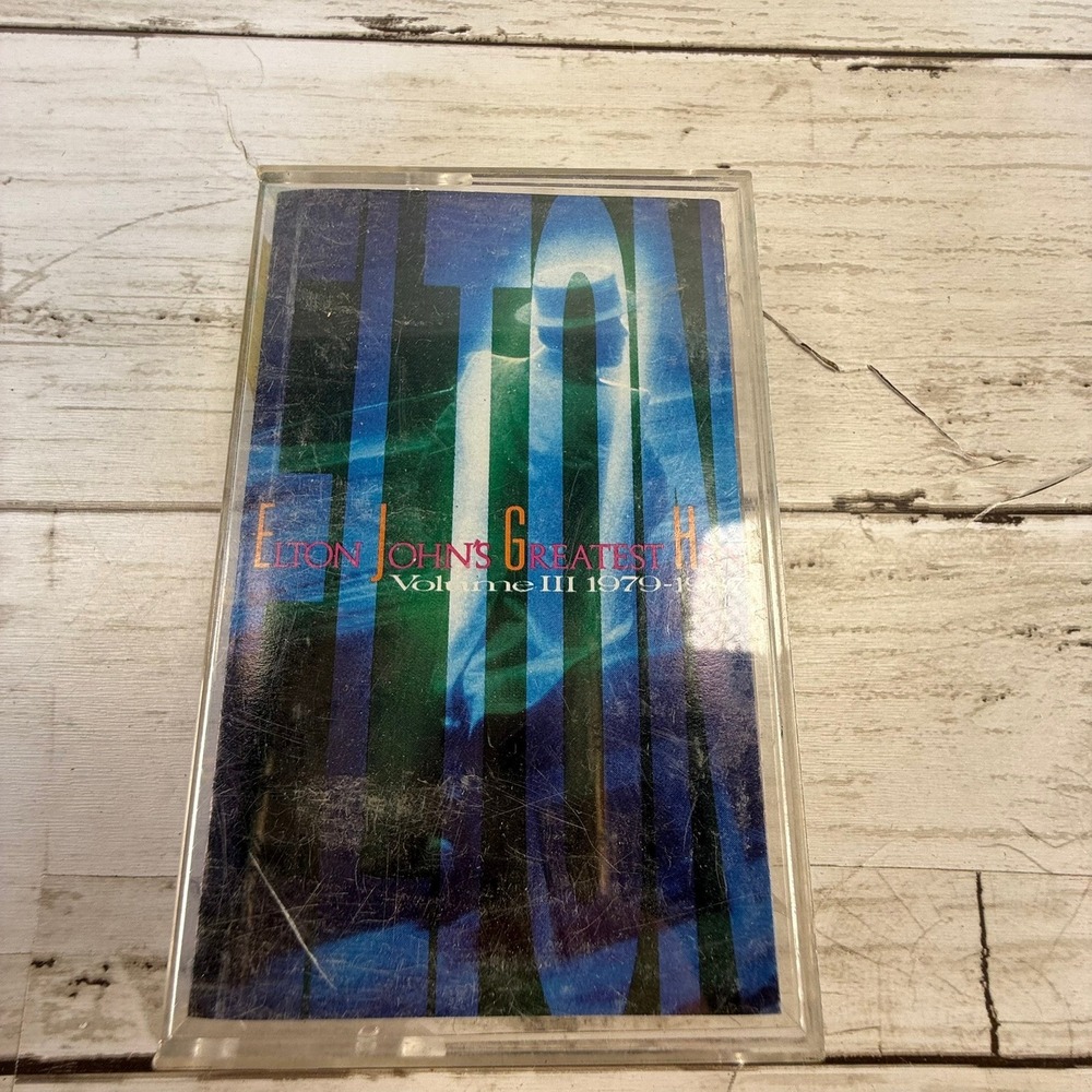 Elton John Greatest Hits Volume III 1979-1987 Cassette Tape‎ Geffen M5G 24153